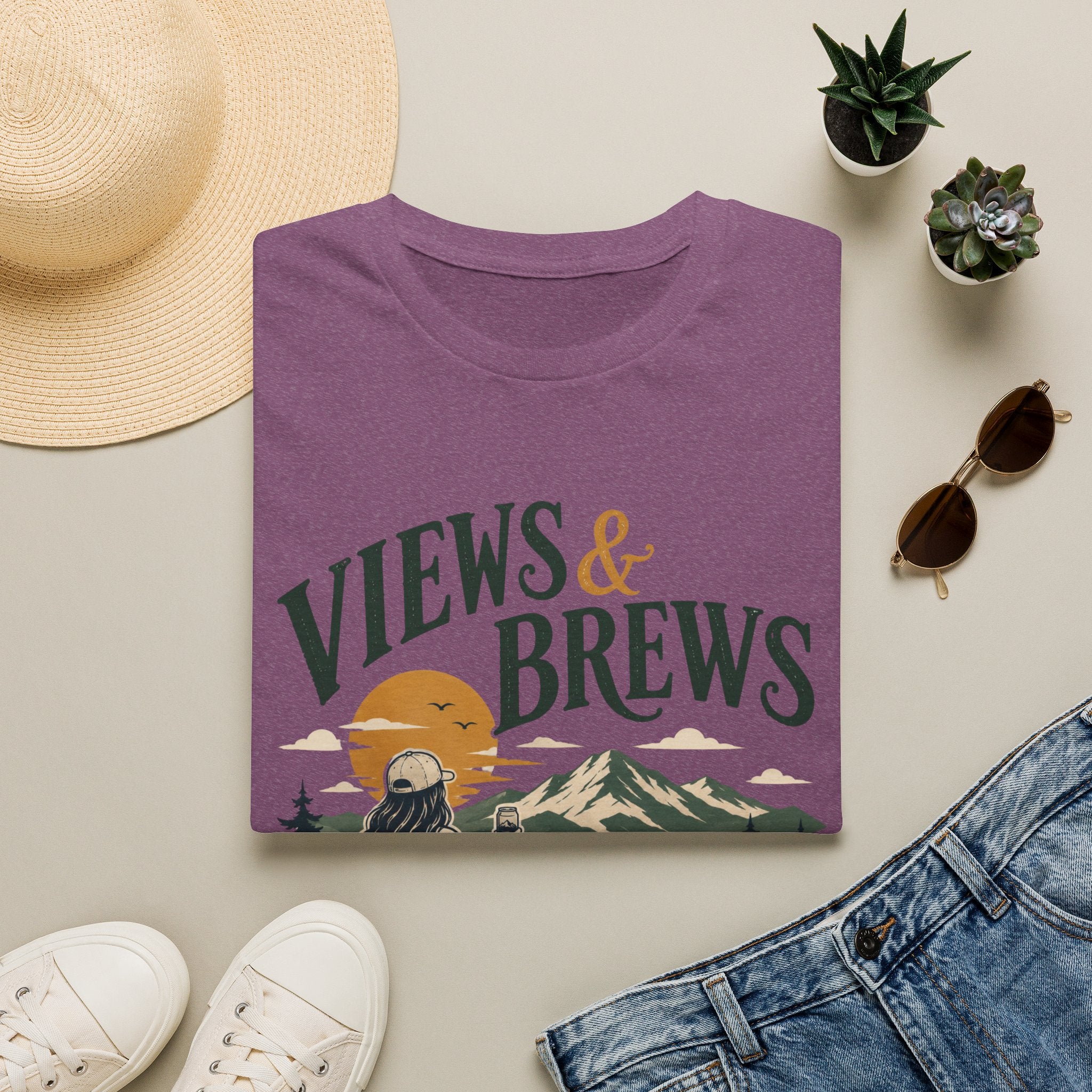 Views & Brews Women's Hiking Tee