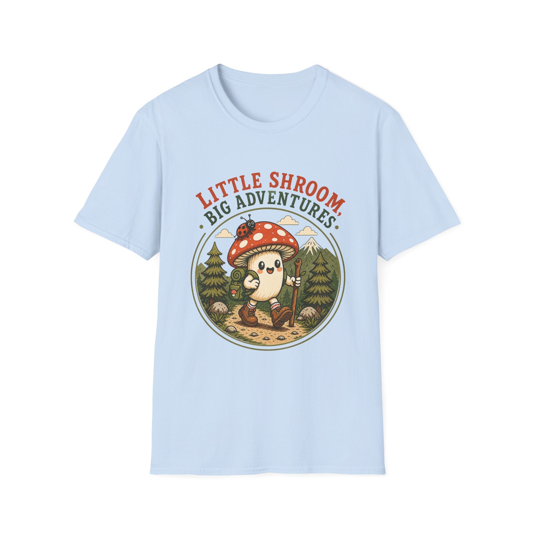 Little Shroom, Big Adventures Mushroom Tee
