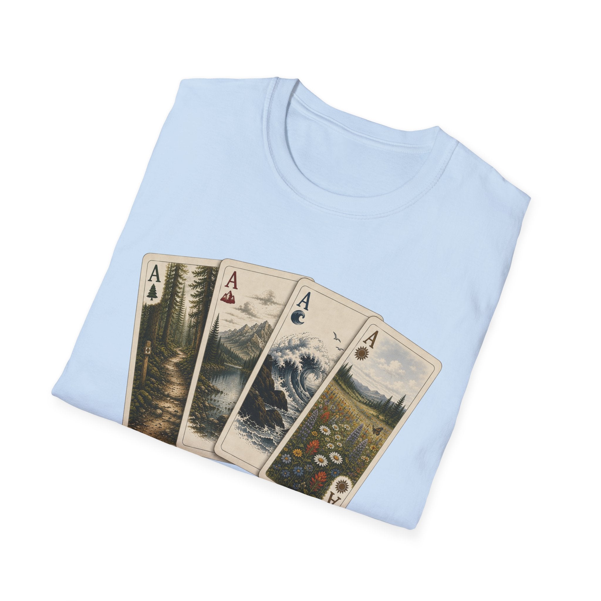 Aces of Adventure Playing Cards Tee