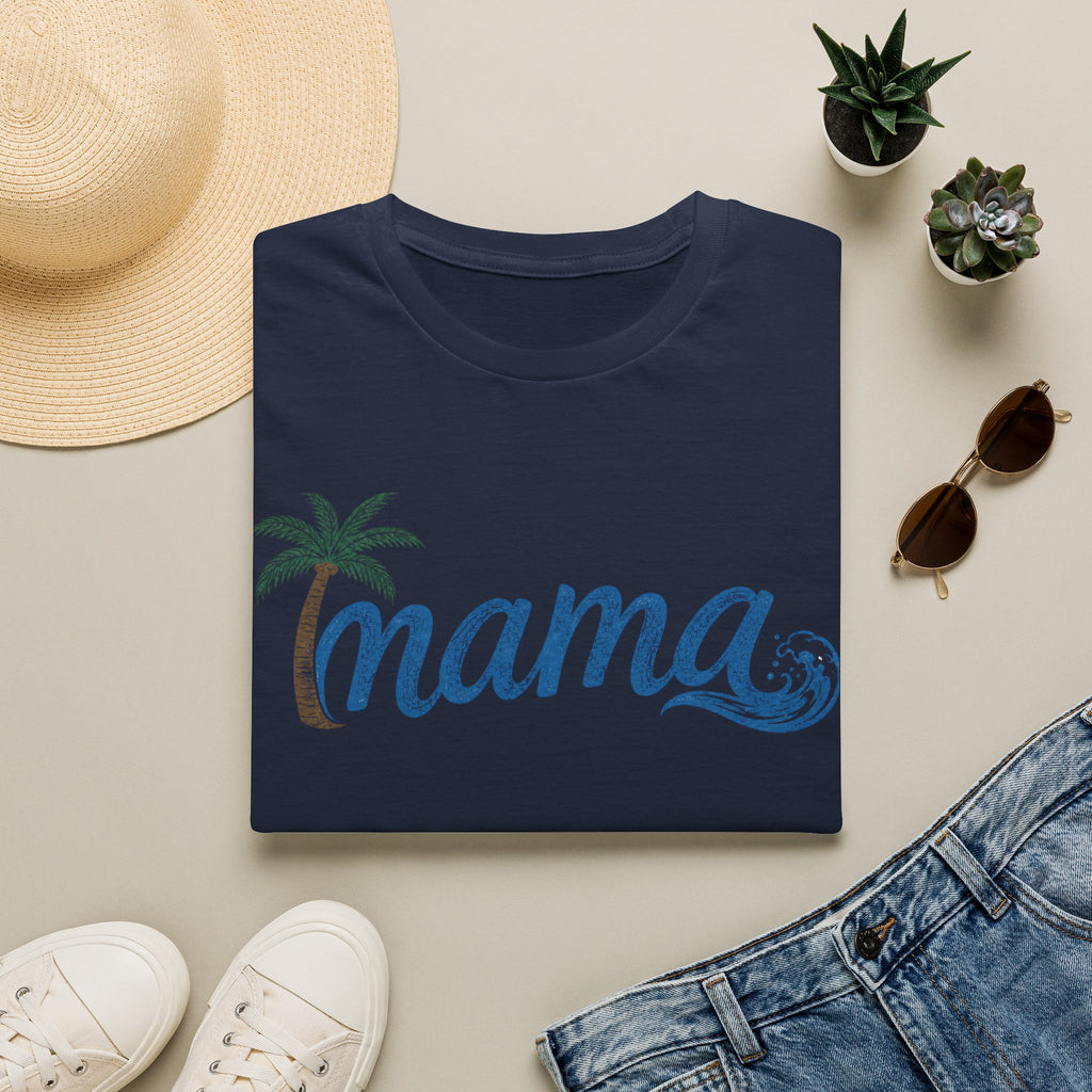 Coastal Mama Palm Tree & Wave Tee