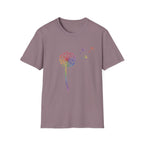 Rainbow Wishes Dandelion Tee