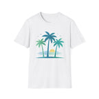 Tropical Sunset Palm Tree Tee