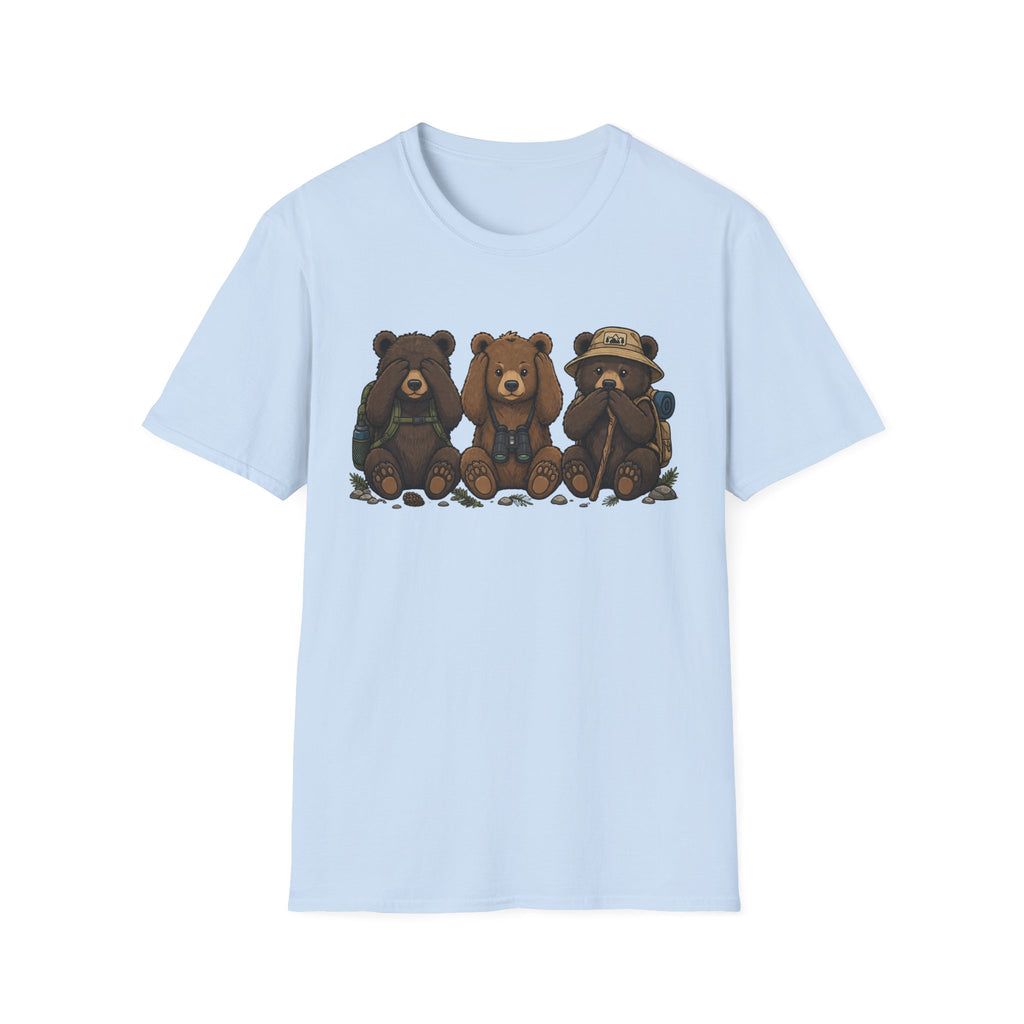 See No Hear No Speak No Bear Hikers Tee