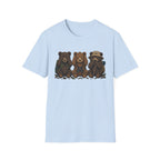 See No Hear No Speak No Bear Hikers Tee