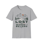 Lost Is Where I Belong Mountain Tee
