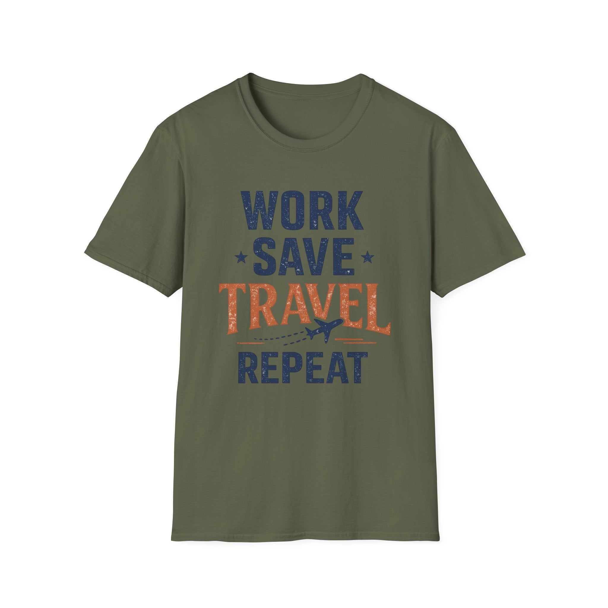 Work Save Travel Repeat Tee