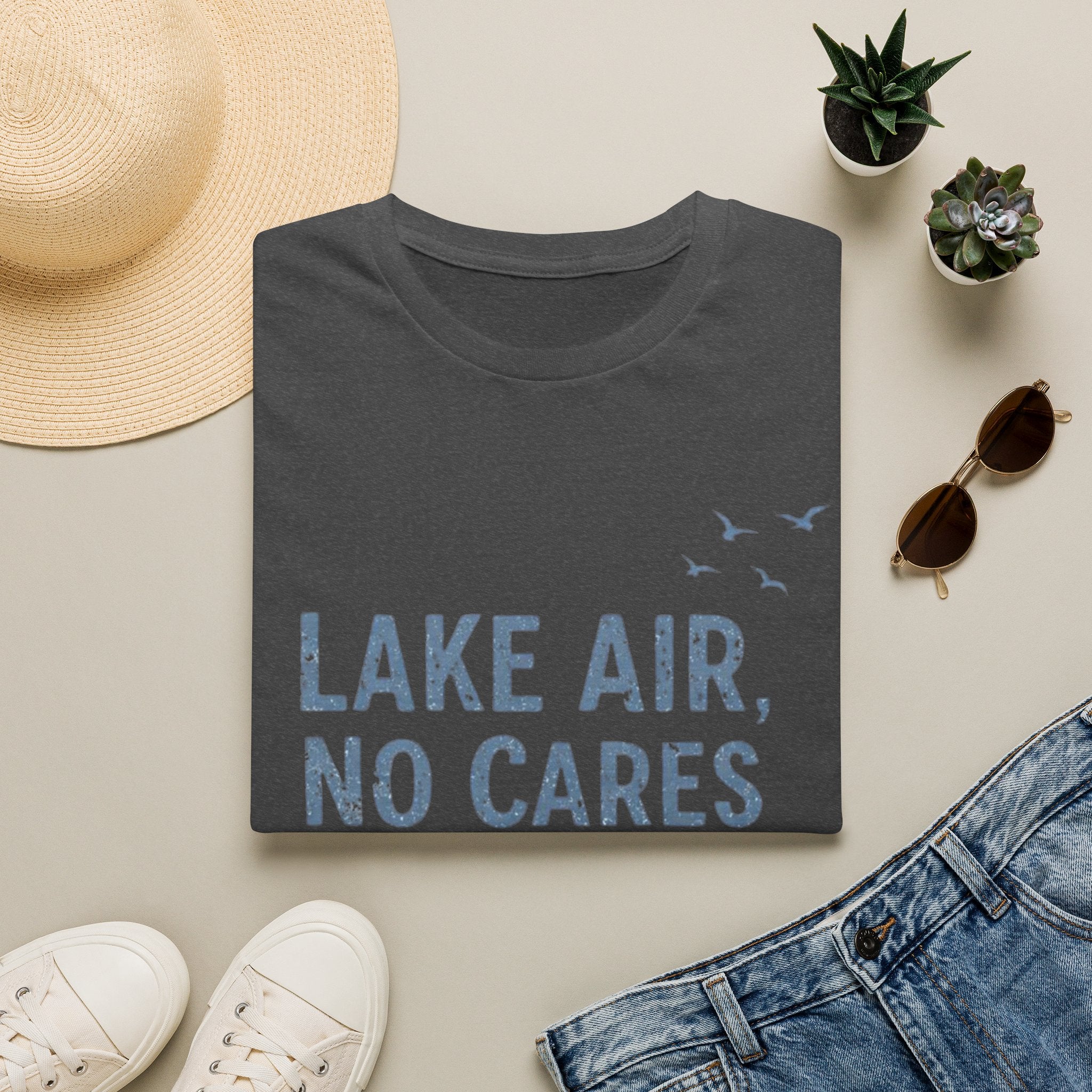 Lake Air, No Cares T-Shirt