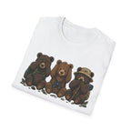 See No Hear No Speak No Bear Hikers Tee