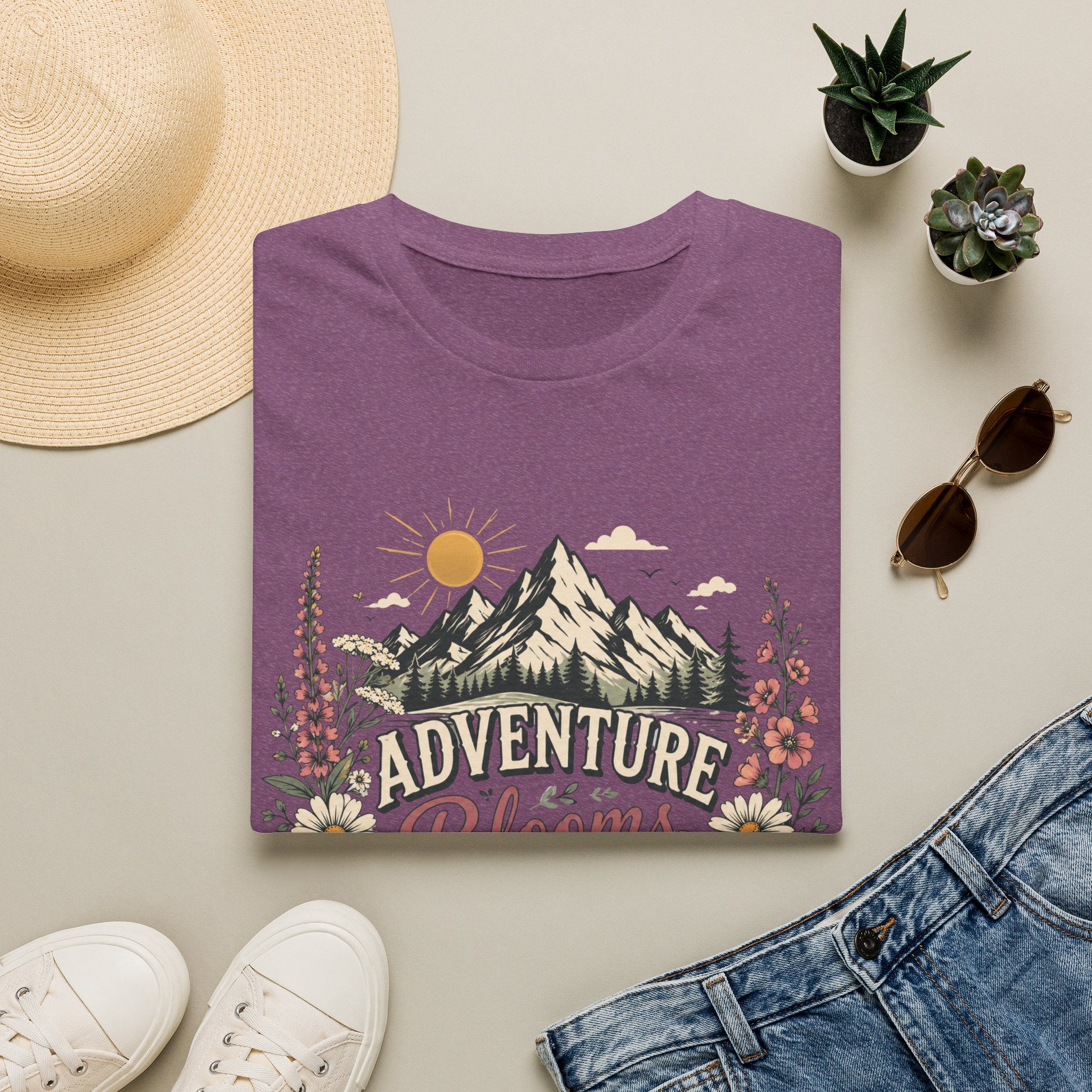 Adventure Blooms Here Tee