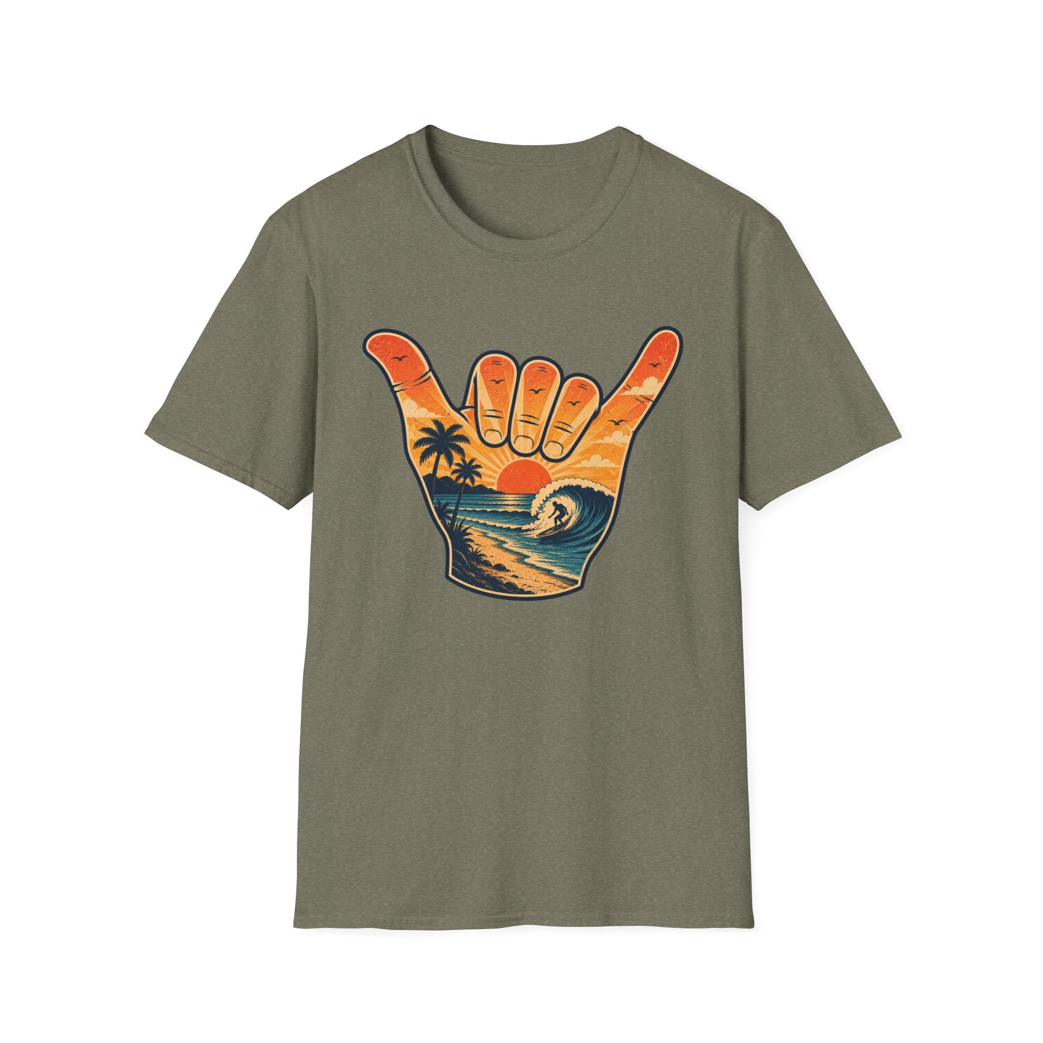 Hang Loose Sunset Surf Tee