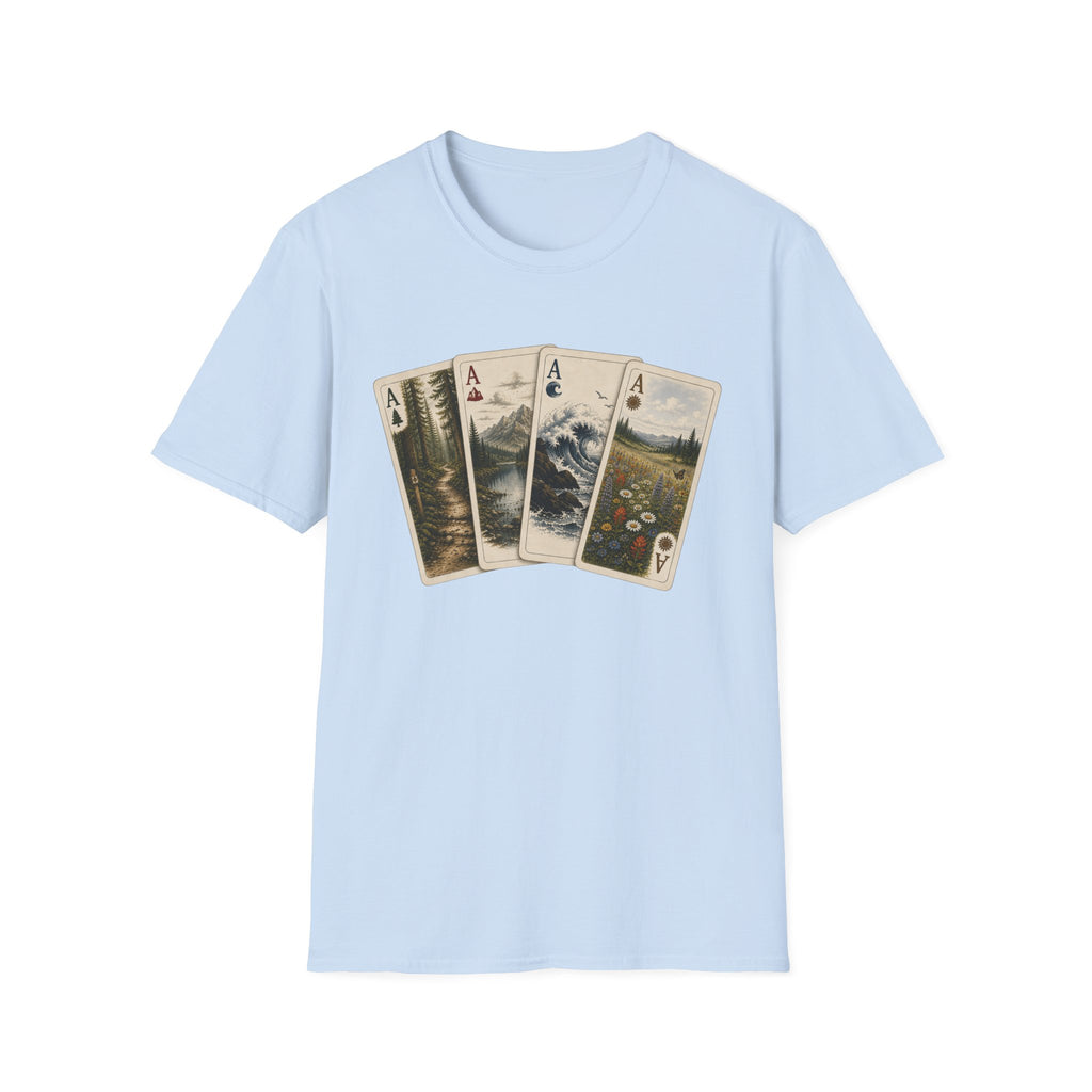 Aces of Adventure Playing Cards Tee