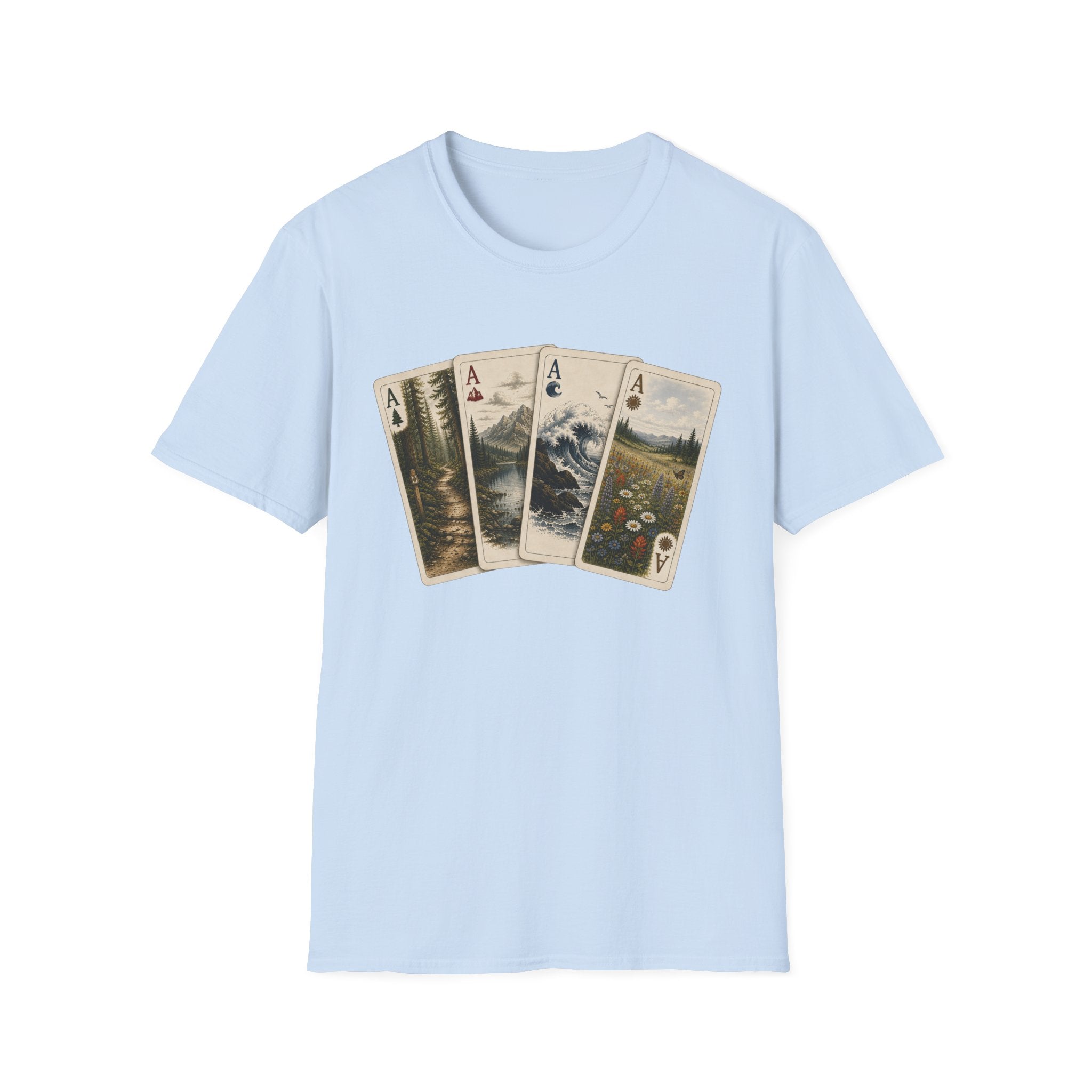 Aces of Adventure Playing Cards Tee
