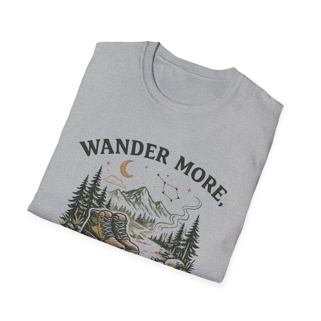 Wander More, Worry Less Tee