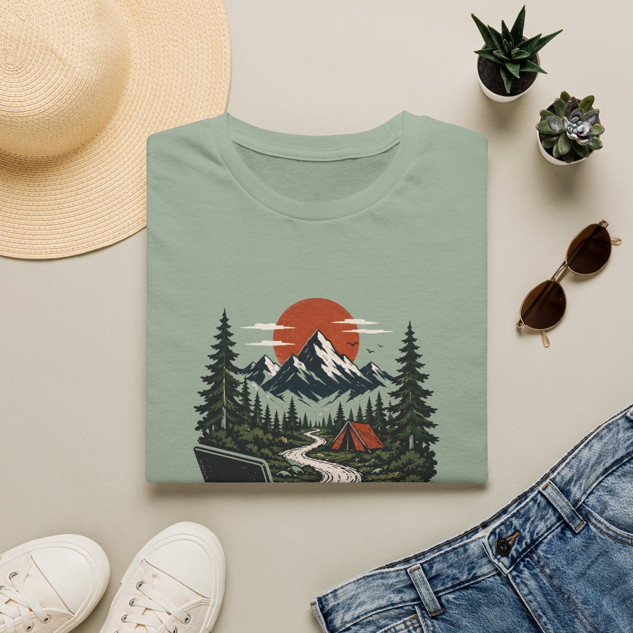 Clock Out, Camp Out Tee
