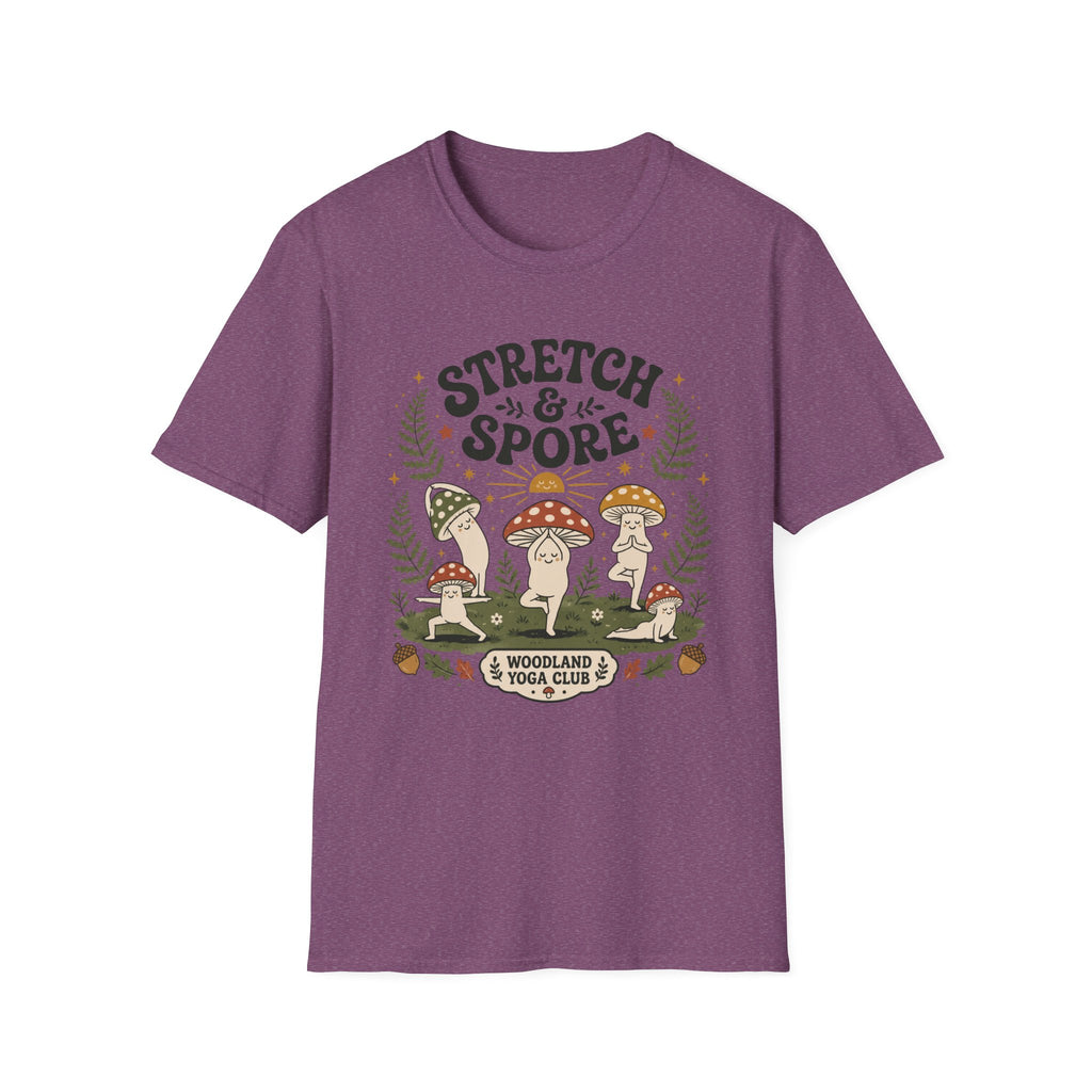 Stretch & Spore Woodland Yoga Club Tee