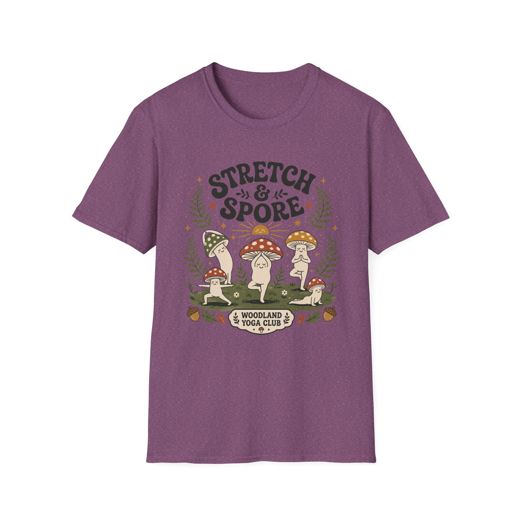 Stretch & Spore Woodland Yoga Club Tee