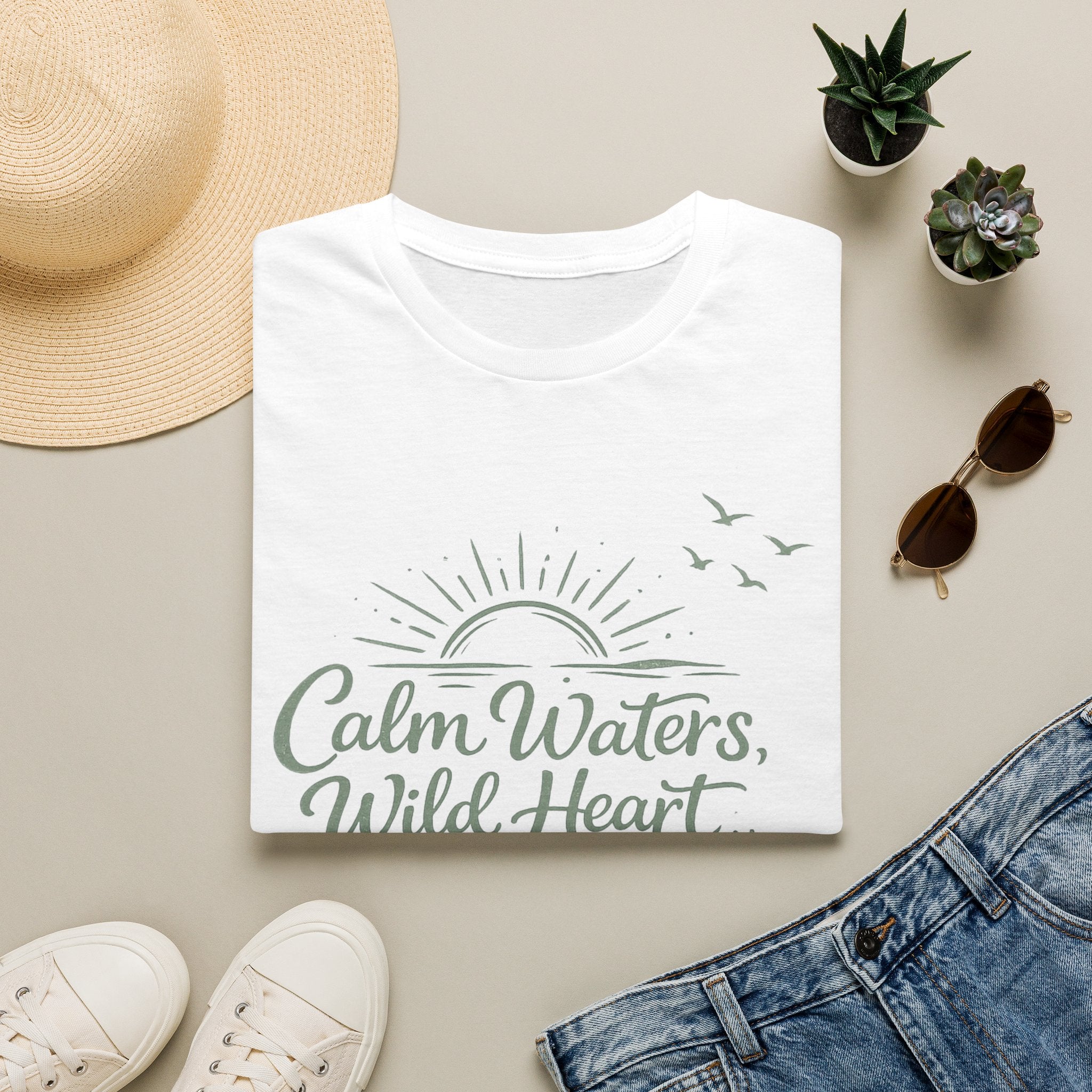 Calm Waters, Wild Heart T-Shirt