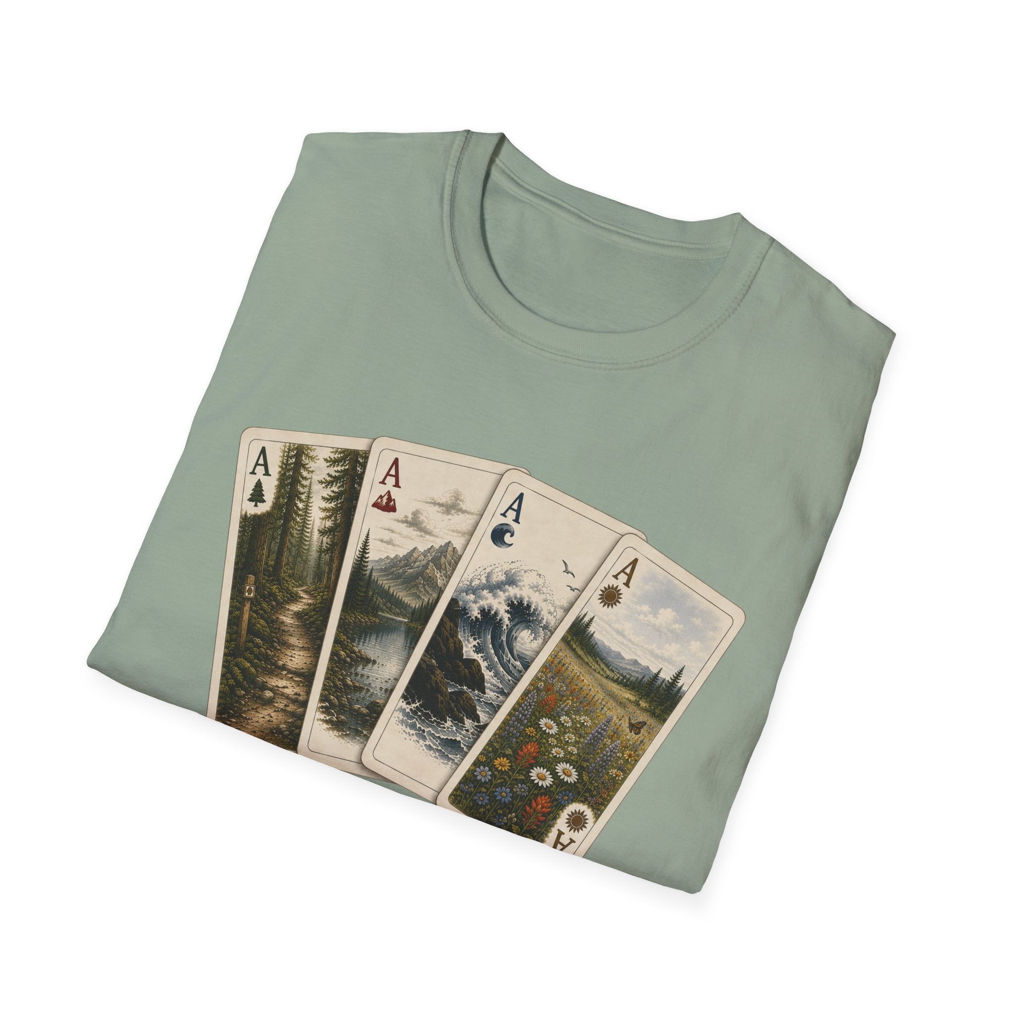Aces of Adventure Playing Cards Tee