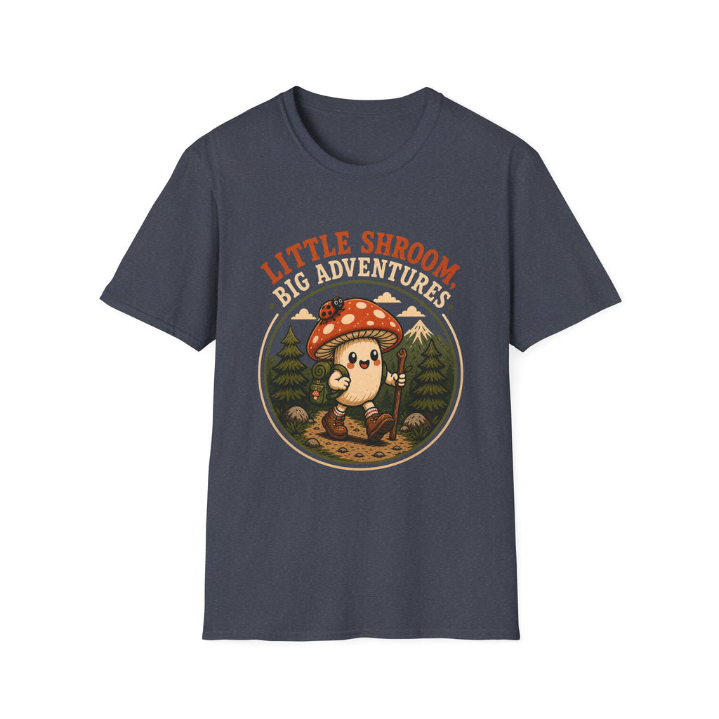 Little Shroom, Big Adventures Mushroom Tee