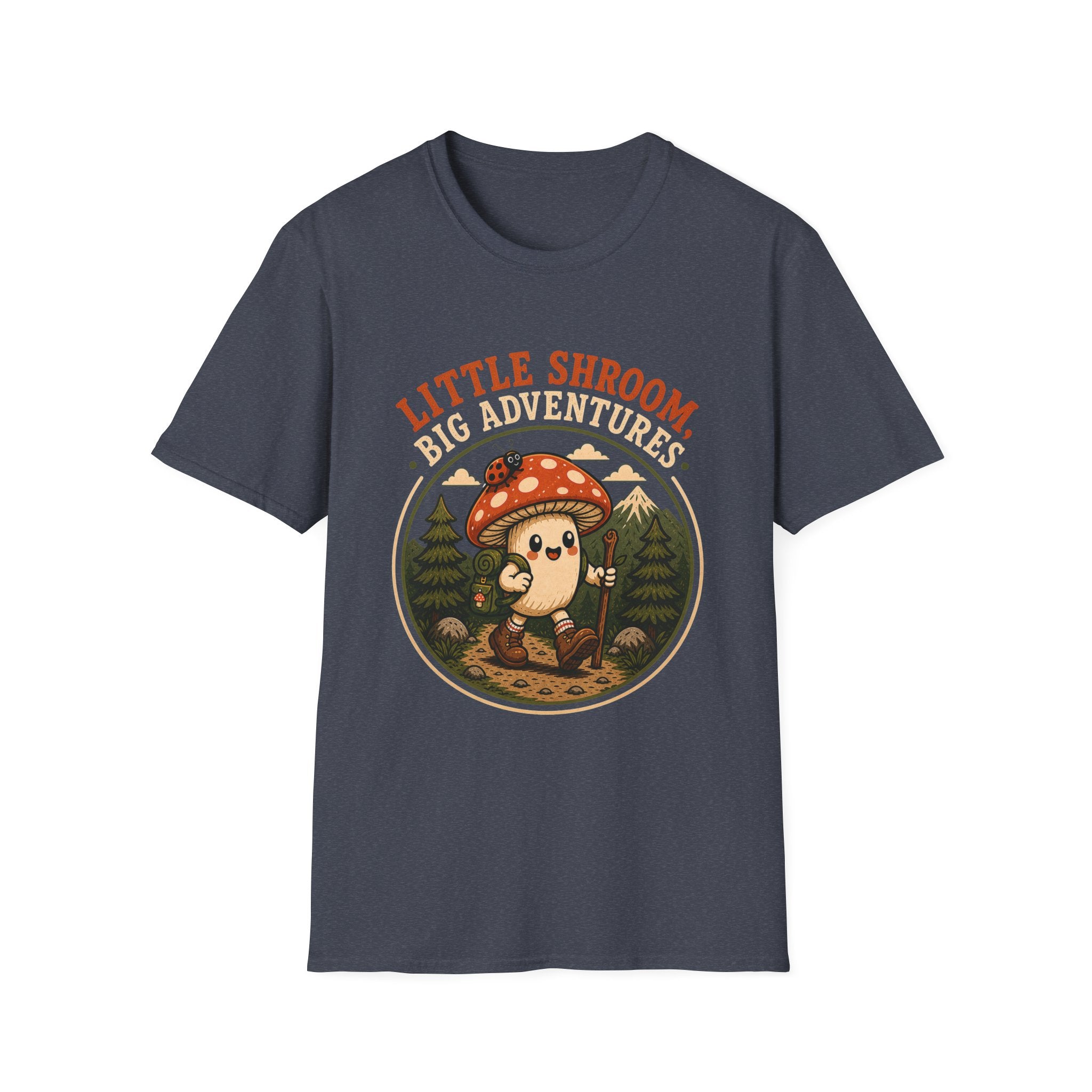 Little Shroom, Big Adventures Mushroom Tee