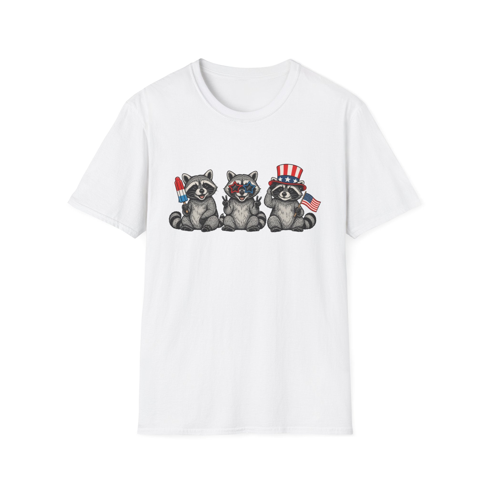 Feral and Free Raccoon Tee