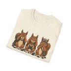 See No Hear No Speak No Squirrel Hikers Tee