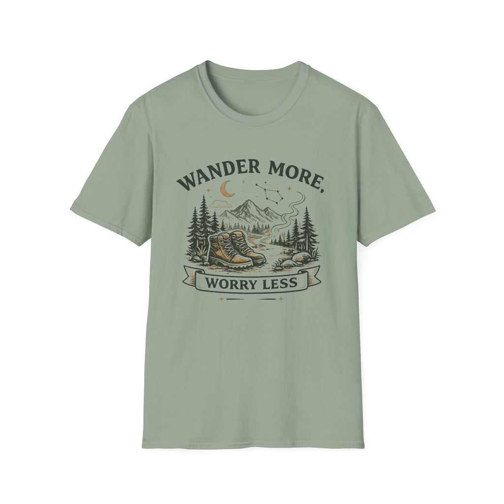 Wander More, Worry Less Tee