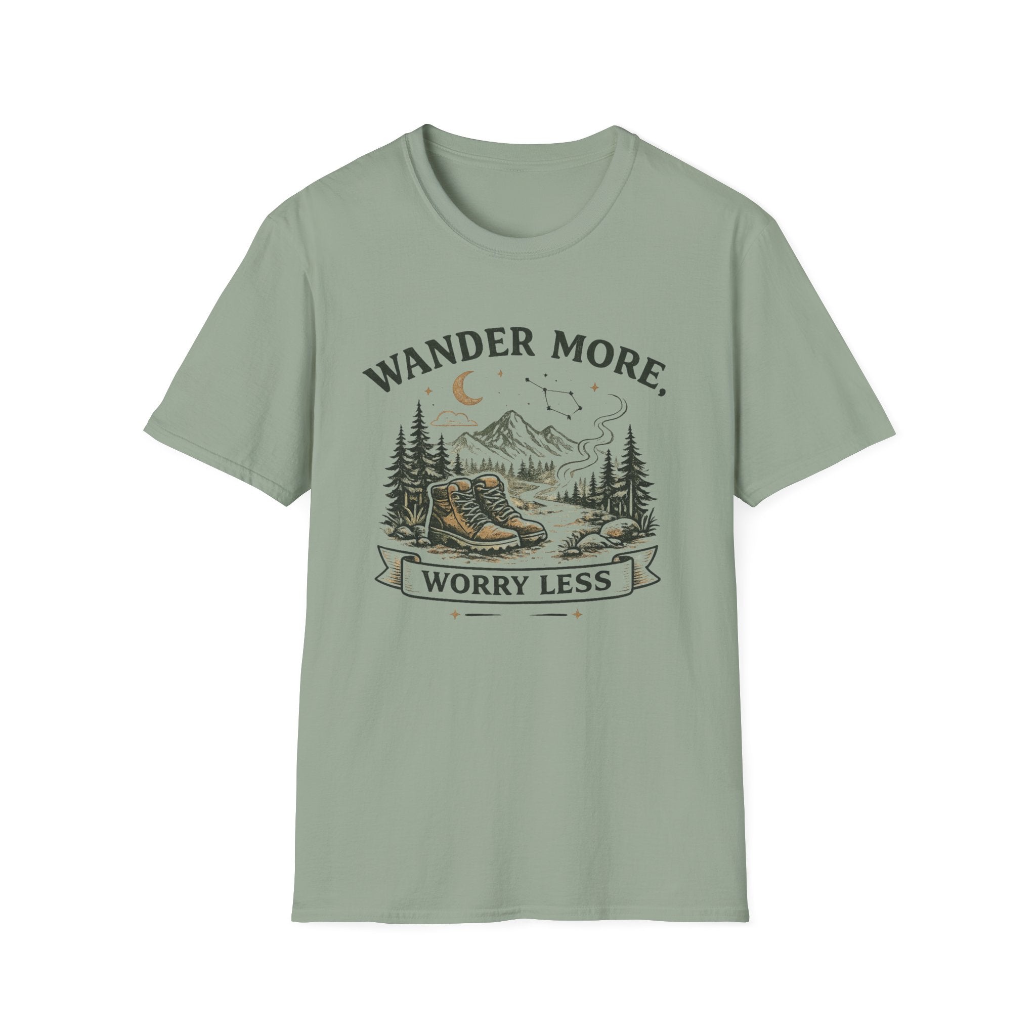 Wander More, Worry Less Tee