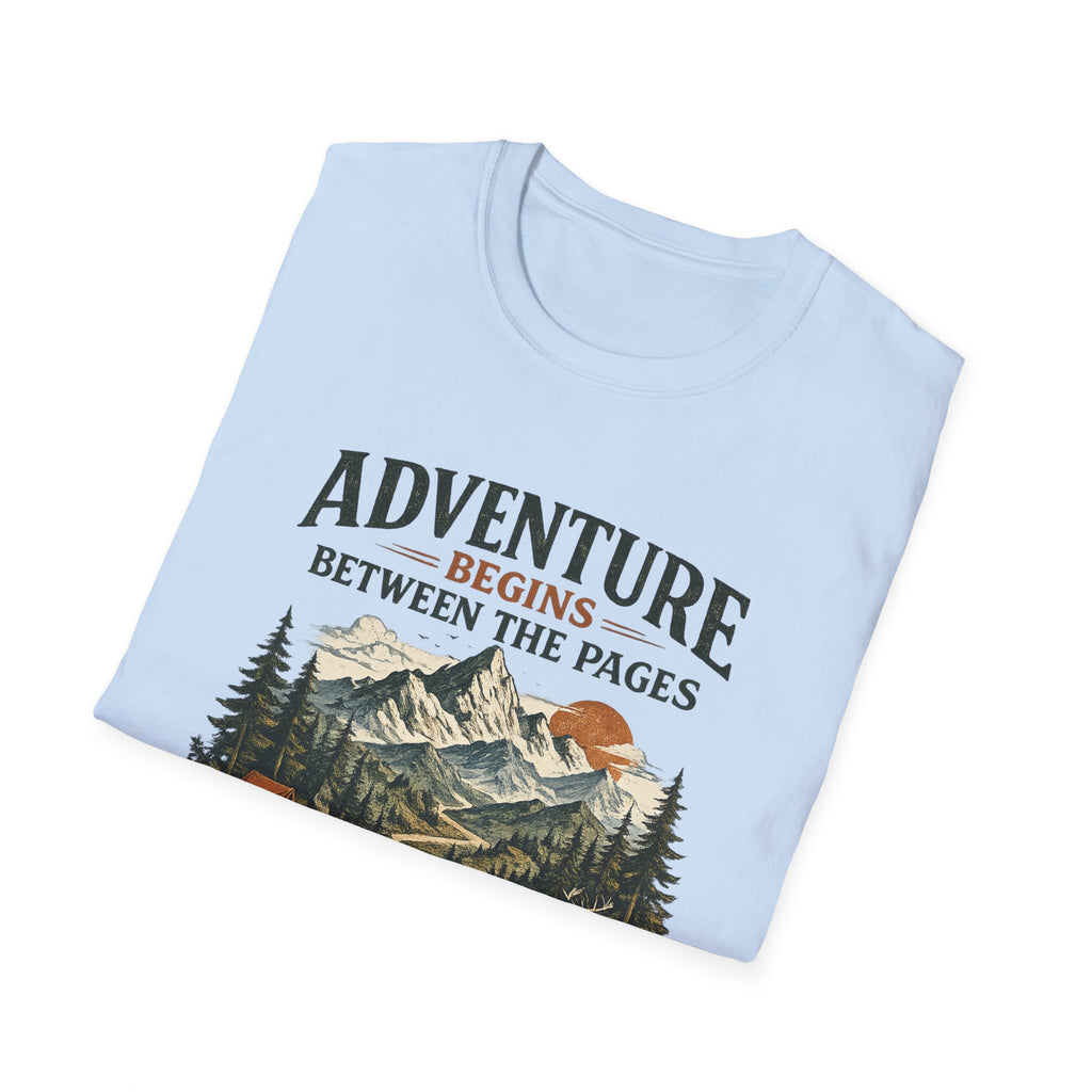 Adventure Begins Between the Pages Tee