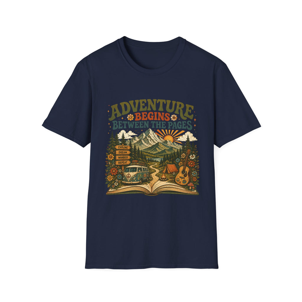 Retro Adventure Begins Tee