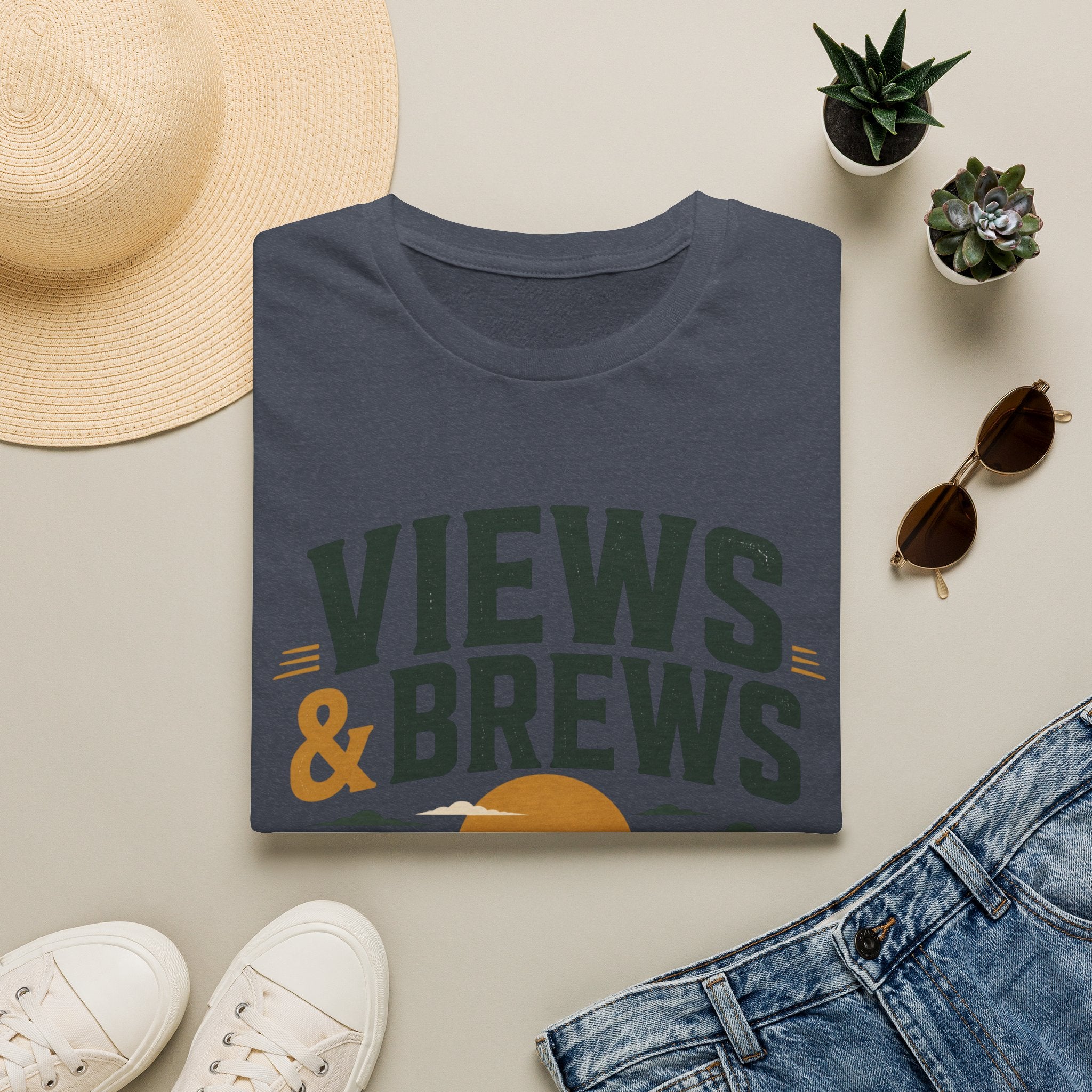 Views & Brews Men's Hiking Tee