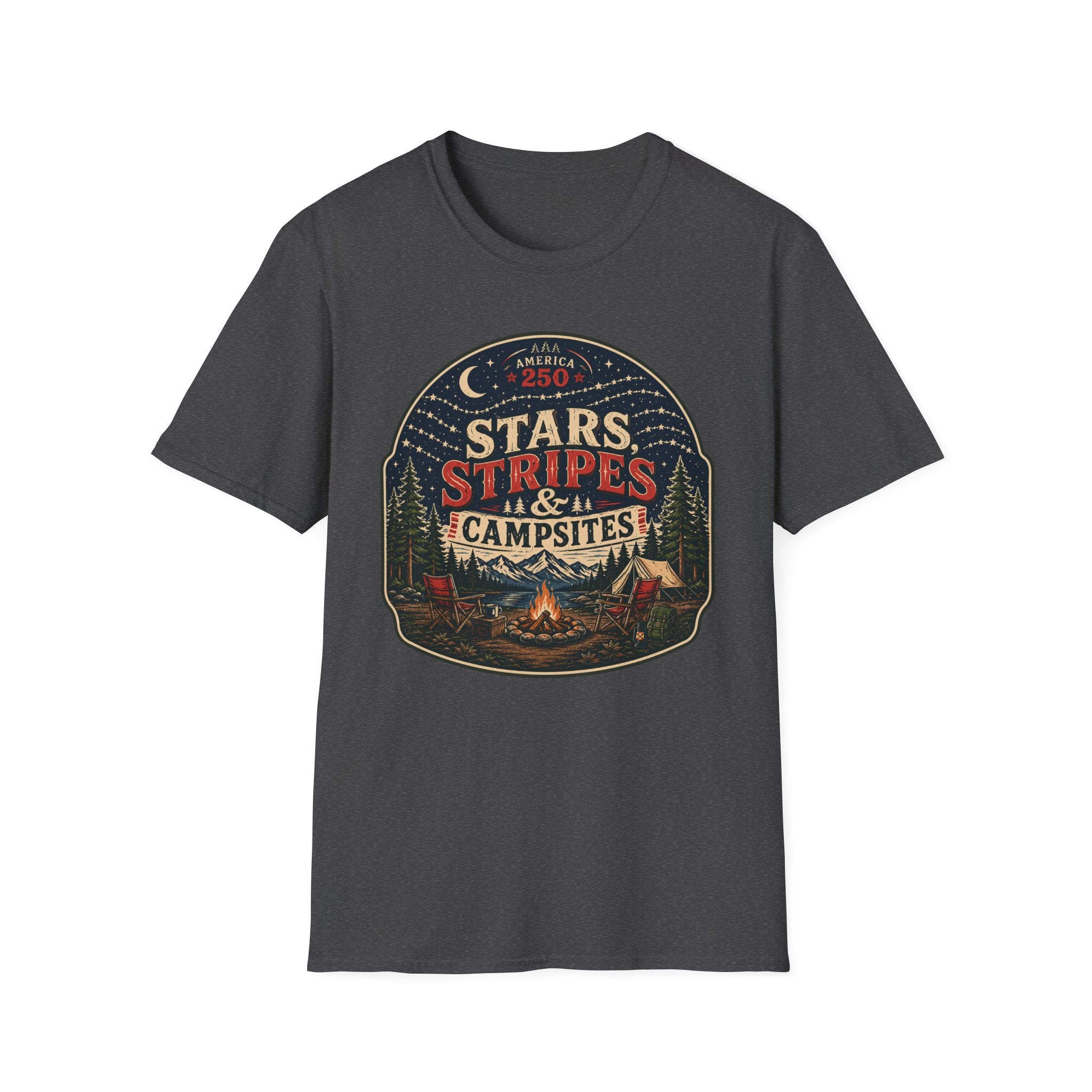 Stars, Stripes and Campsites Tee