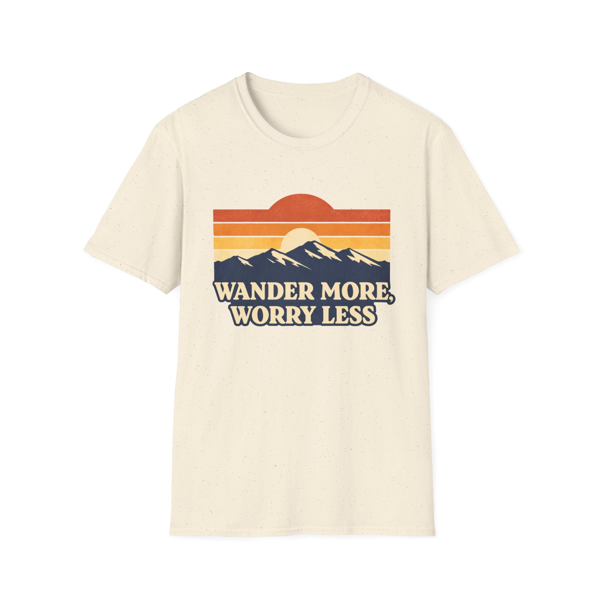 Retro Wander More, Worry Less Tee