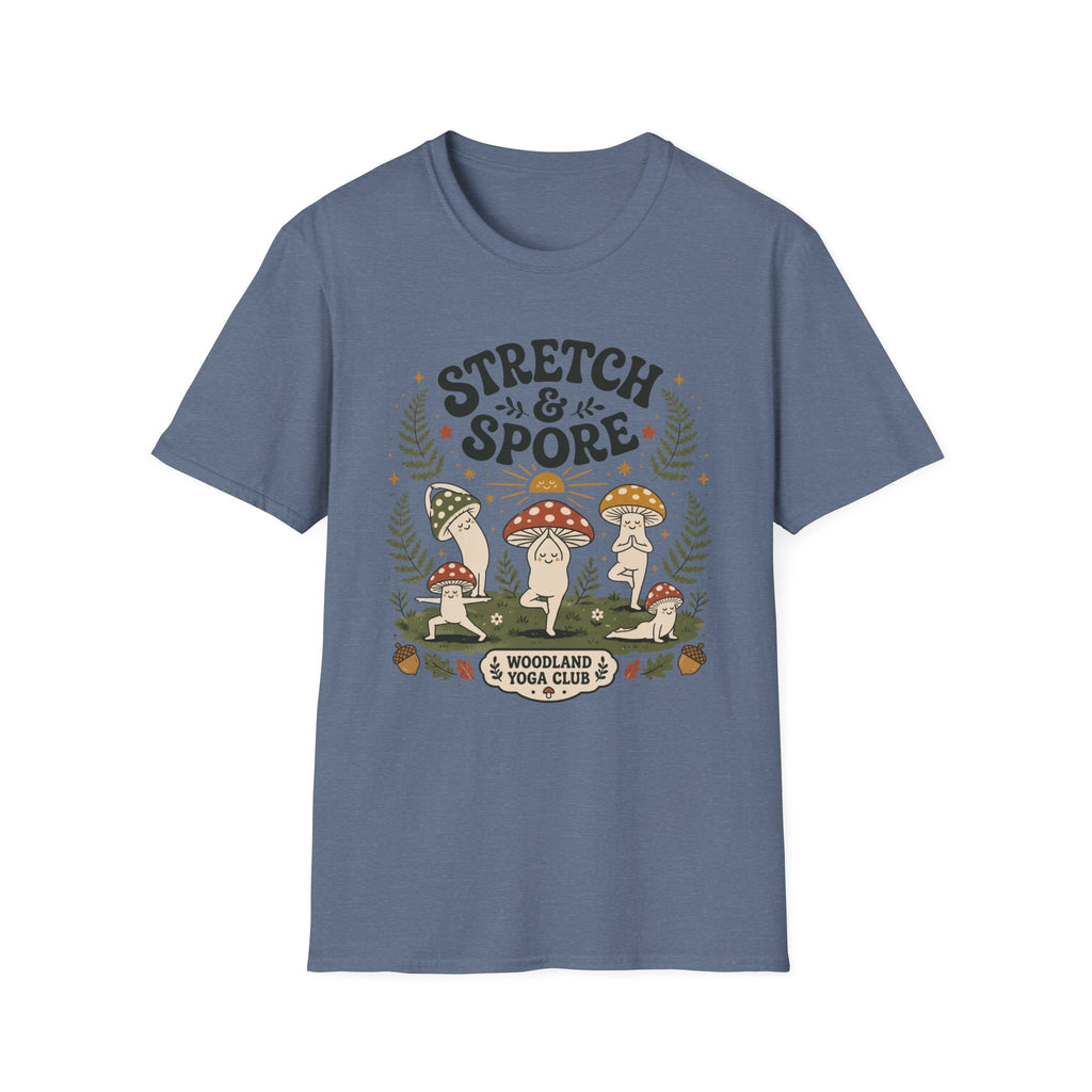 Stretch & Spore Woodland Yoga Club Tee