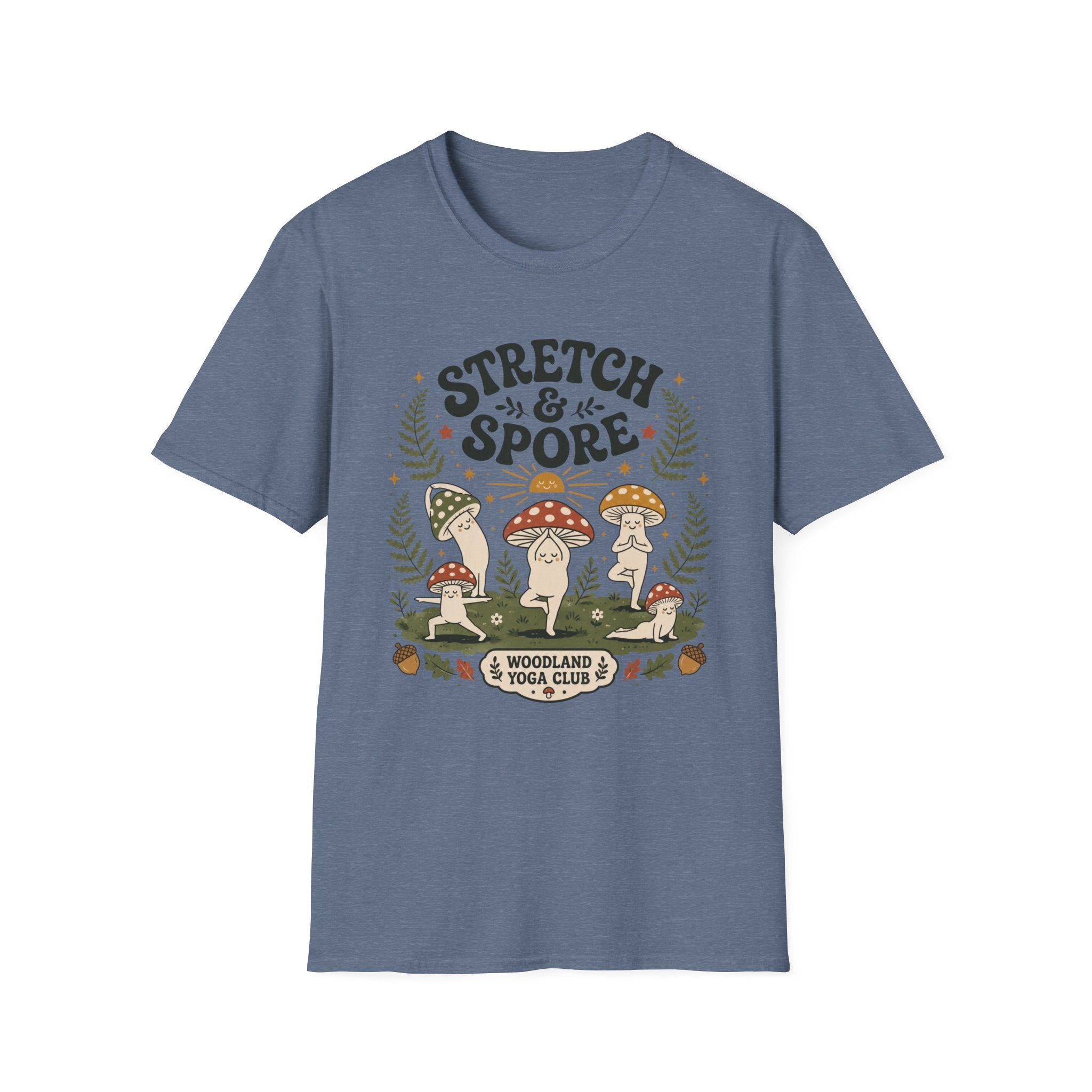 Stretch & Spore Woodland Yoga Club Tee