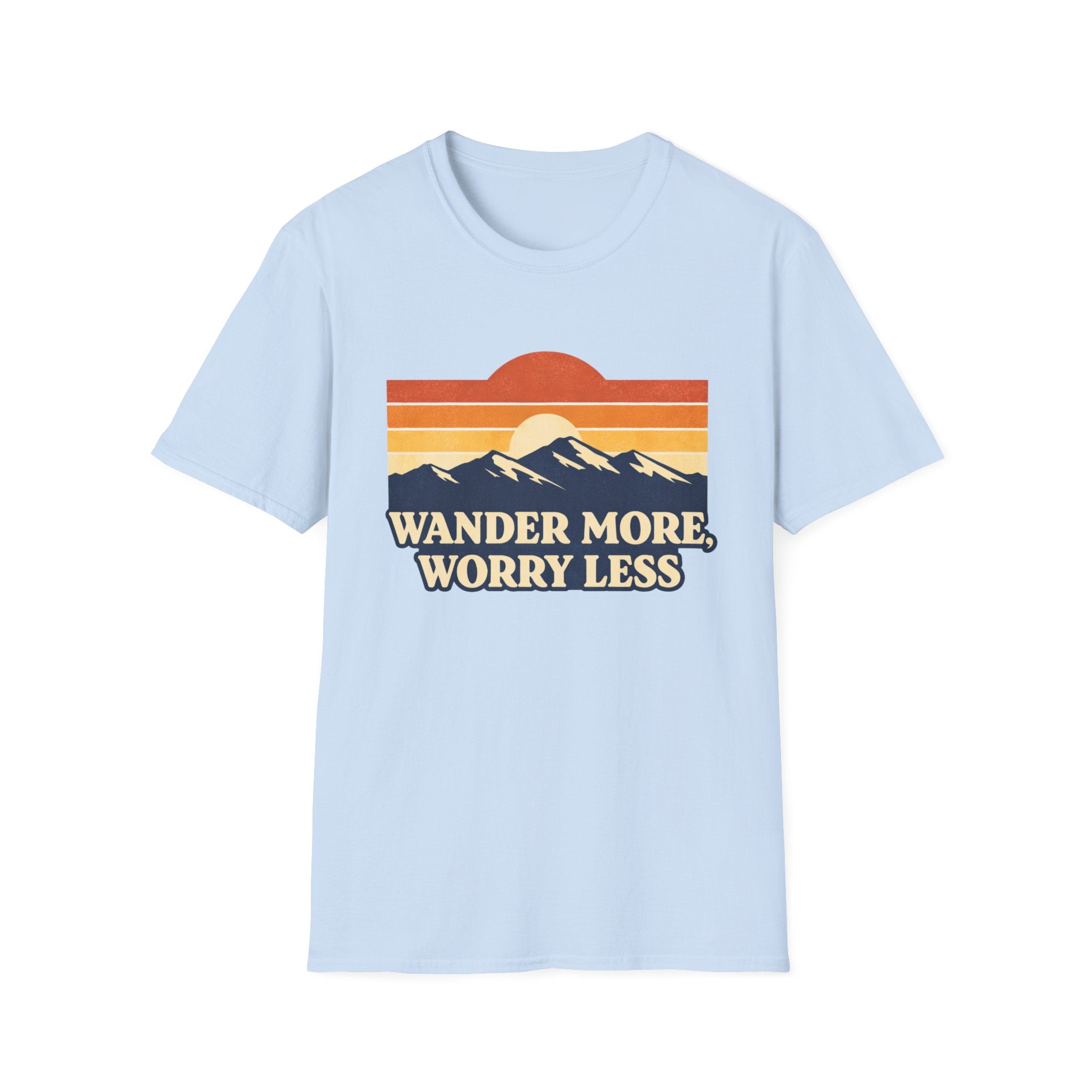 Retro Wander More, Worry Less Tee