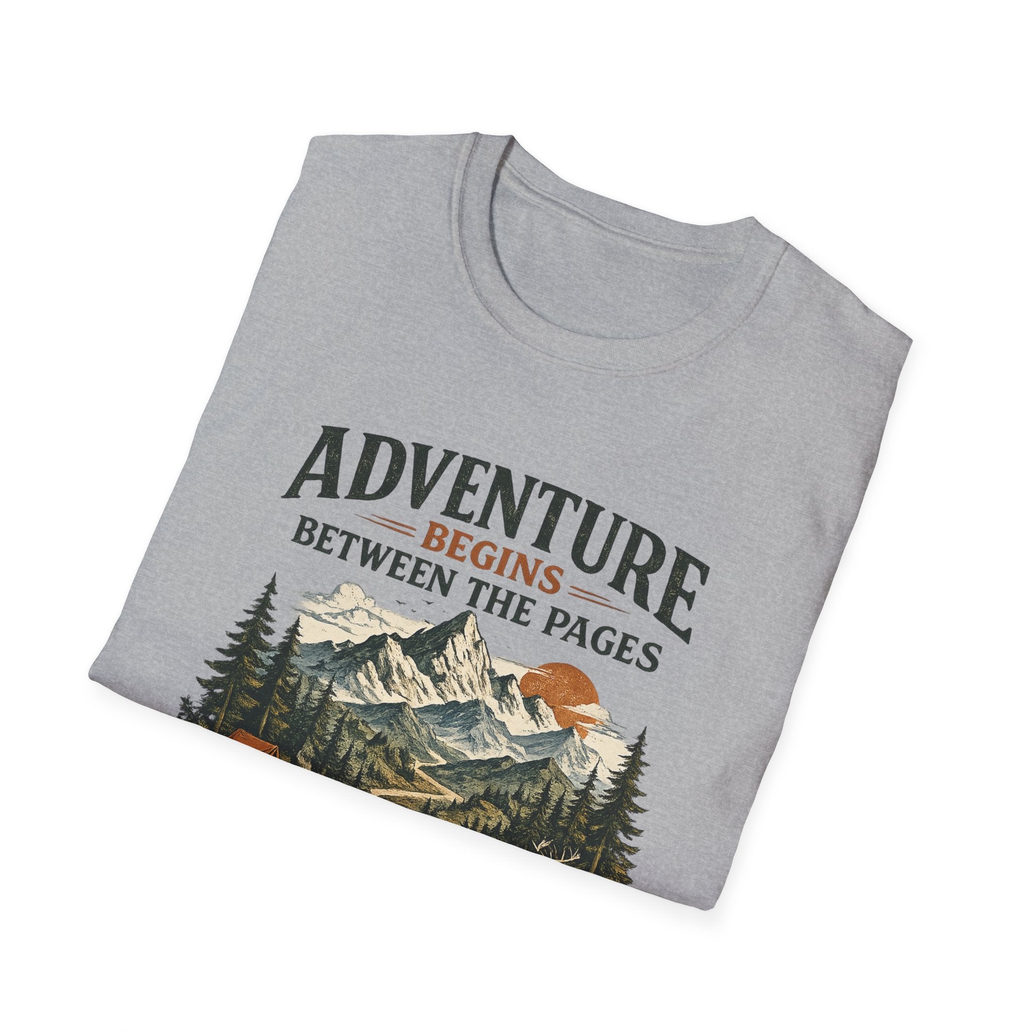 Adventure Begins Between the Pages Tee