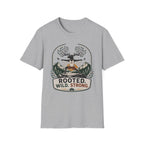 Rooted Wild Strong Moose Yoga Tee