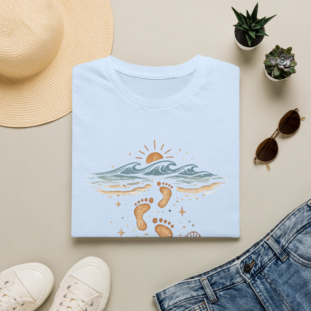 Barefoot & Unbothered Beach Vibes Tee