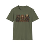 See No Hear No Speak No Bear Hikers Tee