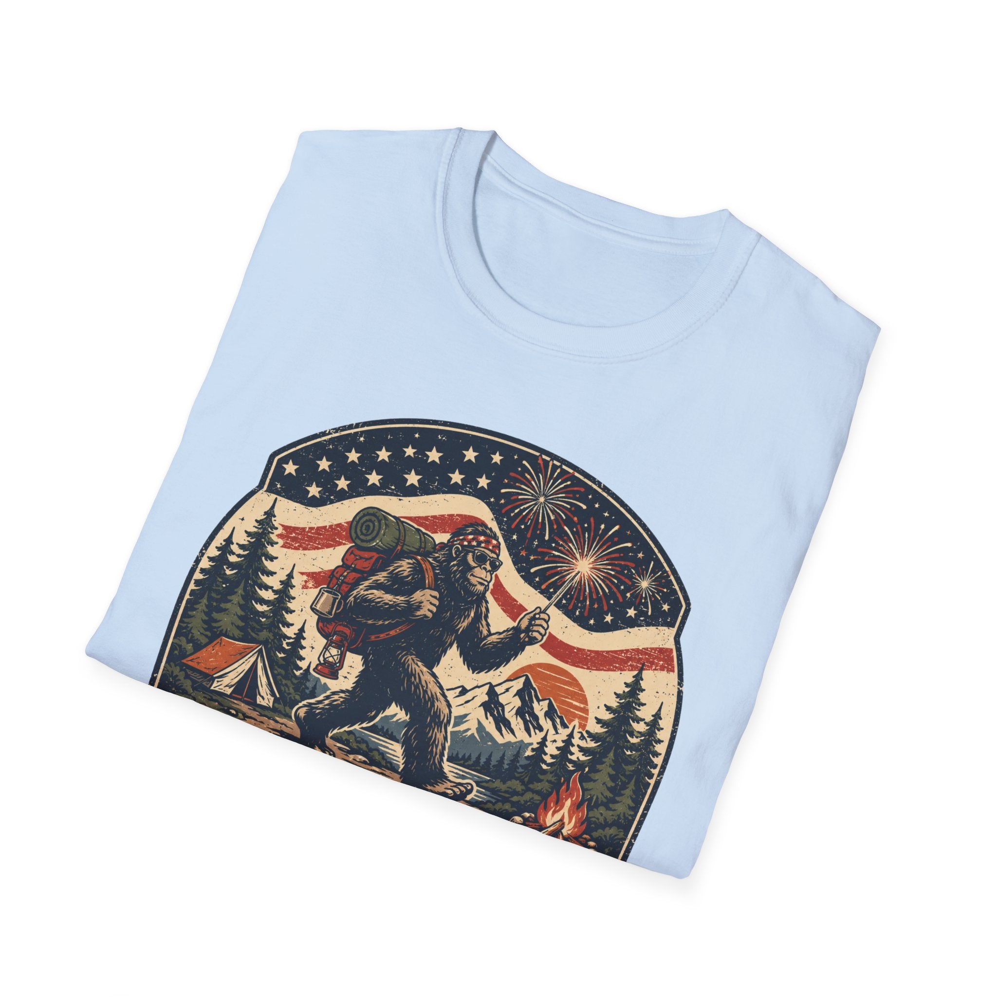Bigfoot Loves Freedom Tee