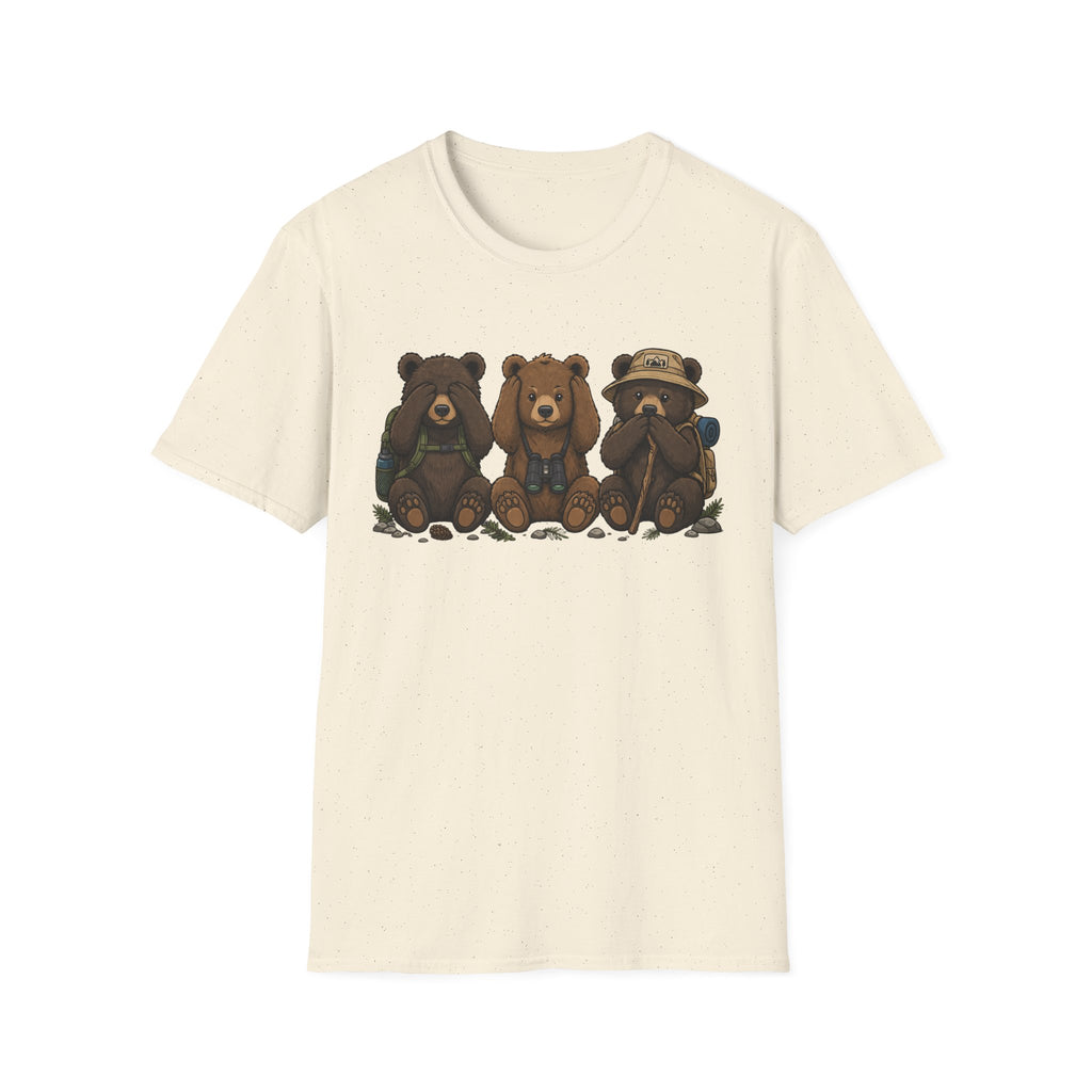 See No Hear No Speak No Bear Hikers Tee