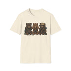 See No Hear No Speak No Bear Hikers Tee