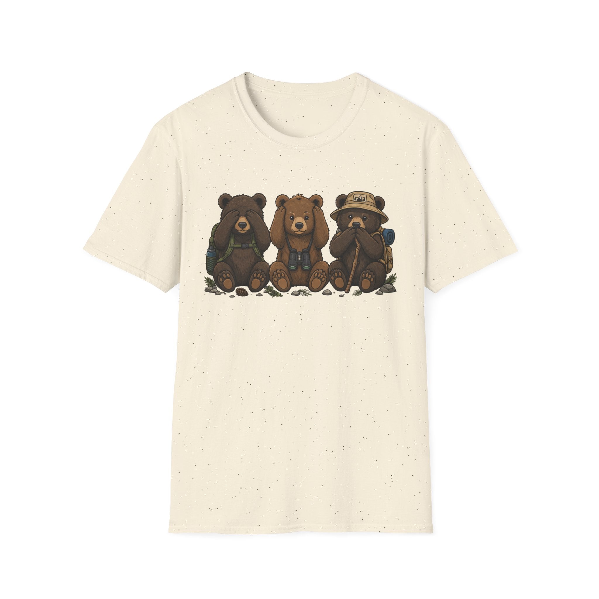 See No Hear No Speak No Bear Hikers Tee