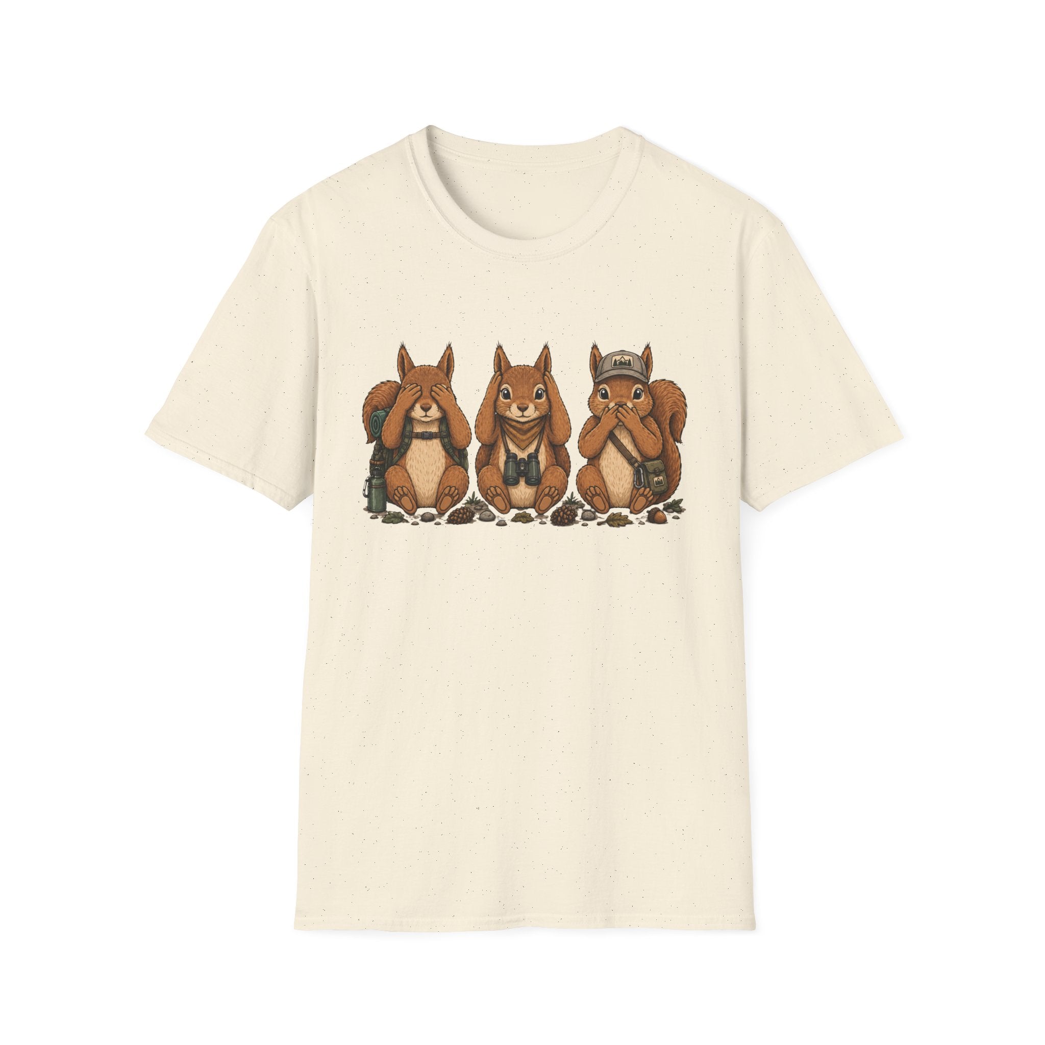 See No Hear No Speak No Squirrel Hikers Tee