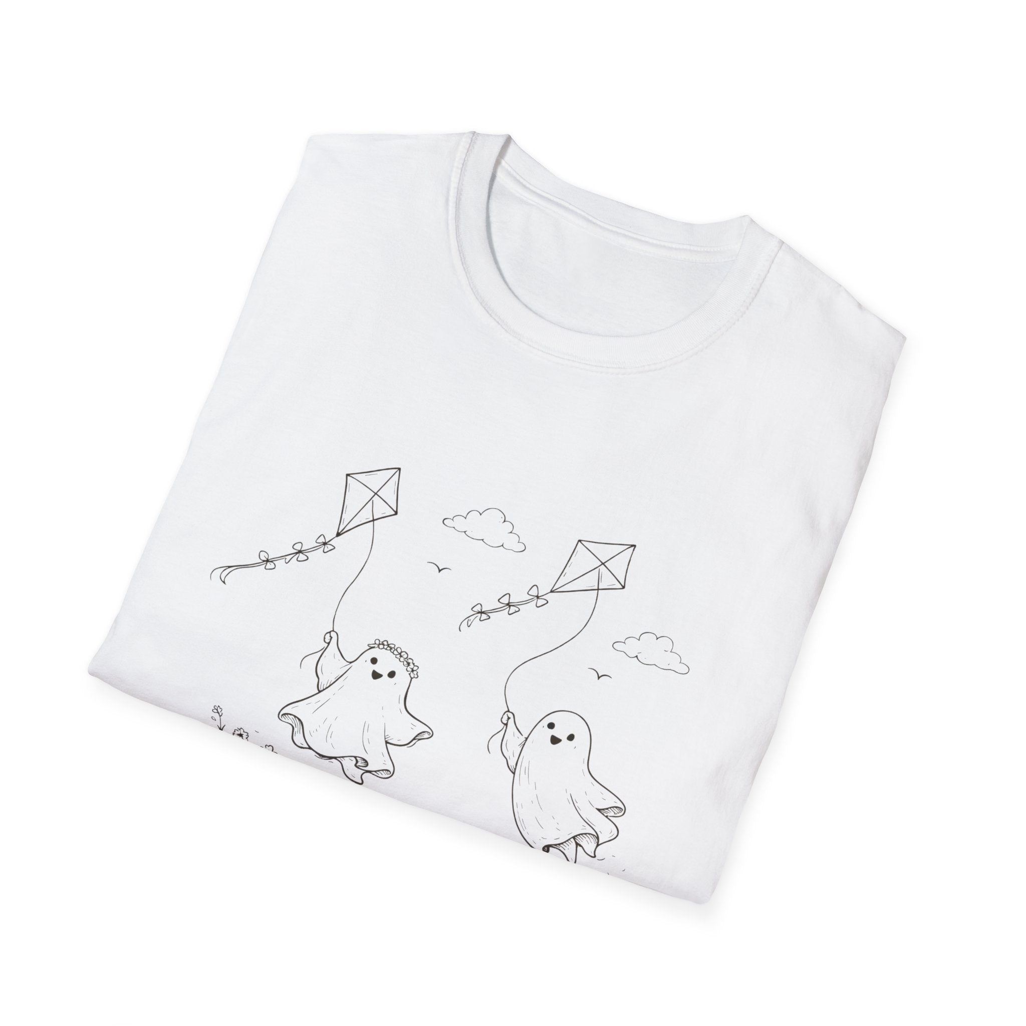Kite Flying Ghosts Tee