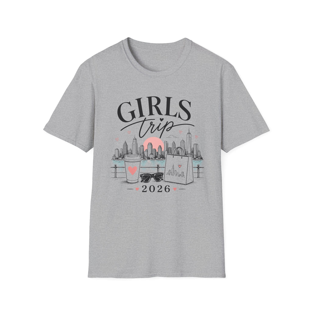 Girls Trip 2026 Shopping & Coffee Tee