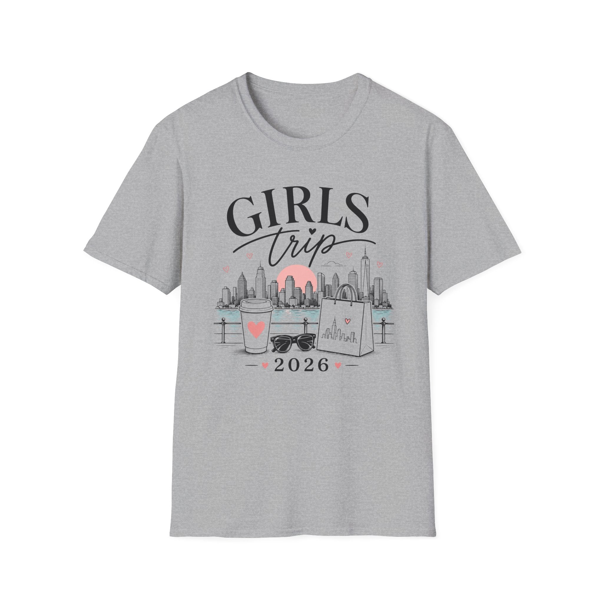 Girls Trip 2026 Shopping & Coffee Tee
