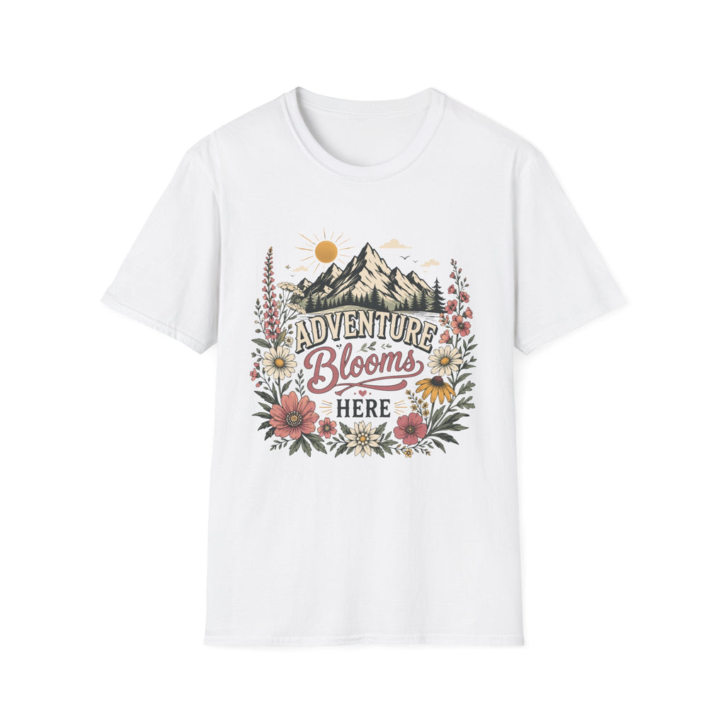 Adventure Blooms Here Tee