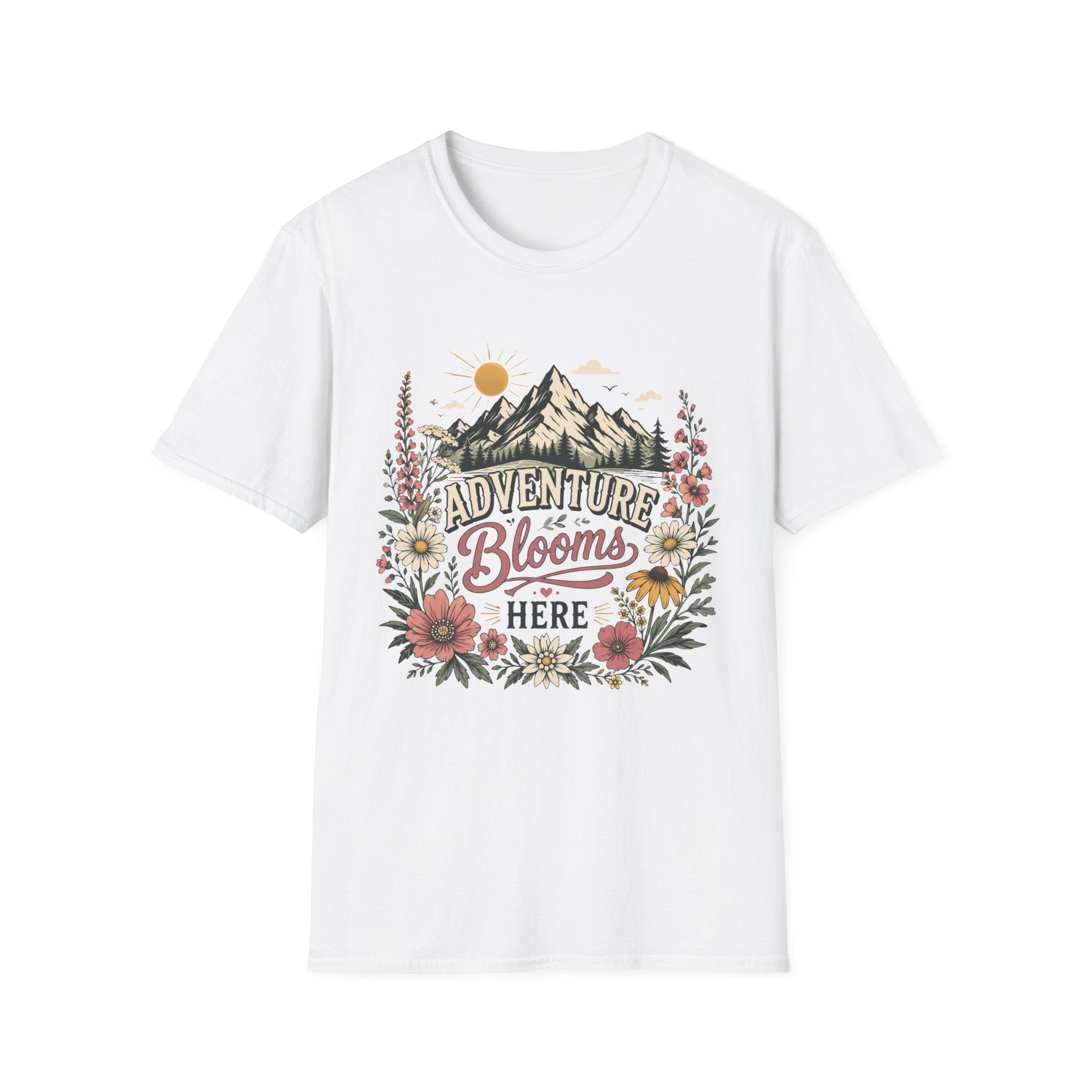 Adventure Blooms Here Tee